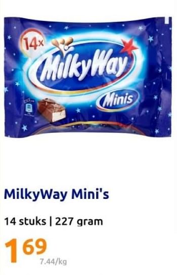 Promotions Milkyway mini`s - Milky Way - Valide de 08/05/2024 à 14/05/2024 chez Action
