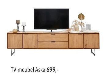 Promoties Tv-meubel aska - Huismerk - Pronto Wonen - Geldig van 05/05/2024 tot 11/05/2024 bij Pronto Wonen