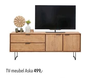 Promoties Tv-meubel aska - Huismerk - Pronto Wonen - Geldig van 05/05/2024 tot 11/05/2024 bij Pronto Wonen