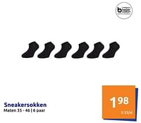 Promoties Sneakersokken - Huismerk - Action - Geldig van 08/05/2024 tot 14/05/2024 bij Action