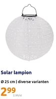 Promoties Solar lampion - Huismerk - Action - Geldig van 08/05/2024 tot 14/05/2024 bij Action