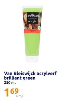 Van bleiswijck acrylverf brilliant green-Van Bleiswijck