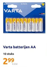 Varta batterijen aa-Varta