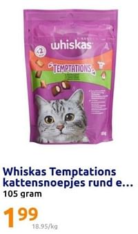 Whiskas temptations kattensnoepjes rund-Whiskas