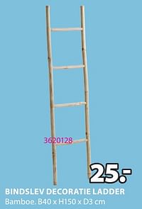 Bindslev decoratie ladder-Huismerk - Jysk