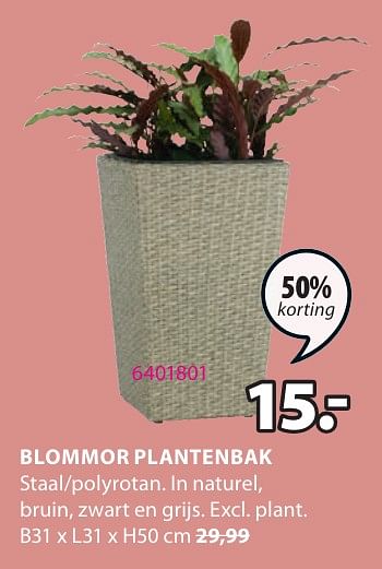 Promotions Blommor plantenbak - Produit Maison - Jysk - Valide de 06/05/2024 à 19/05/2024 chez Jysk