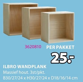 Promotions Ilbro wandplank - Produit Maison - Jysk - Valide de 06/05/2024 à 19/05/2024 chez Jysk