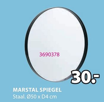 Promotions Marstal spiegel - Produit Maison - Jysk - Valide de 06/05/2024 à 19/05/2024 chez Jysk