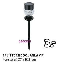 Splitterne solarlamp-Huismerk - Jysk