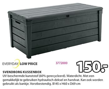 Promoties Svendborg kussenbox - Huismerk - Jysk - Geldig van 06/05/2024 tot 19/05/2024 bij Jysk