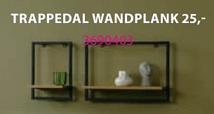 Promotions Trappedal wandplank - Produit Maison - Jysk - Valide de 06/05/2024 à 19/05/2024 chez Jysk