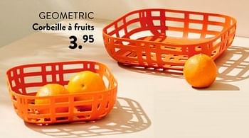 Promoties Geometric corbeille à fruits  - Huismerk - Casa - Geldig van 02/05/2024 tot 14/06/2024 bij Casa