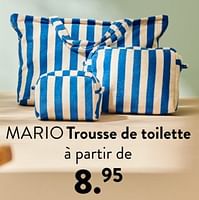 Promotions Mario trousse de toilette - Produit maison - Casa - Valide de 02/05/2024 à 14/06/2024 chez Casa