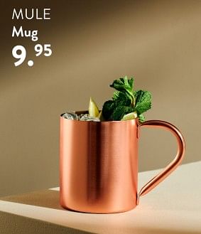 Promotions Mule mug - Produit maison - Casa - Valide de 02/05/2024 à 14/06/2024 chez Casa