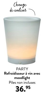 Promoties Party refroidisseur à vin avec moodlight - Huismerk - Casa - Geldig van 02/05/2024 tot 14/06/2024 bij Casa