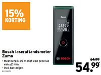 Promoties Bosch laseraftandsmeter zamo - Bosch - Geldig van 08/05/2024 tot 14/05/2024 bij Gamma
