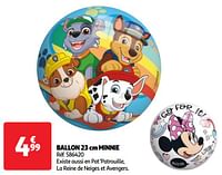 Ballon 23 cm minnie-Huismerk - Auchan
