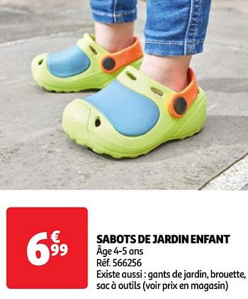 Promoties Sabots de jardin enfant - Huismerk - Auchan - Geldig van 07/05/2024 tot 13/05/2024 bij Auchan