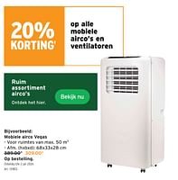 Promoties Mobiele airco vegas - Huismerk - Gamma - Geldig van 08/05/2024 tot 14/05/2024 bij Gamma