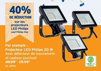 Promoties Projecteur led philips - Philips - Geldig van 08/05/2024 tot 14/05/2024 bij Gamma