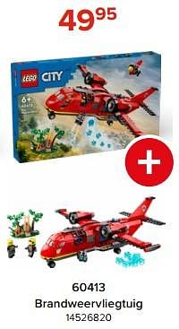 Promotions 60413 brandweervliegtuig - Lego - Valide de 03/05/2024 à 09/06/2024 chez Euro Shop