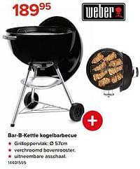Bar-b-kettle kogelbarbecue-Weber