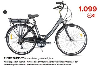 Promotions E-bike sunset - Prestige Fietsen - Valide de 03/05/2024 à 09/06/2024 chez Euro Shop
