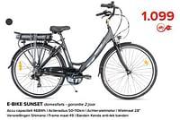 E-bike sunset-Prestige Fietsen