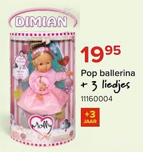 Promoties Pop ballerina - Dimian - Geldig van 03/05/2024 tot 09/06/2024 bij Euro Shop