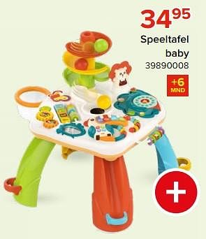Promotions Speeltafel baby - Produit Maison - Euroshop - Valide de 03/05/2024 à 09/06/2024 chez Euro Shop