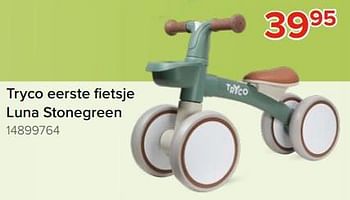 Promotions Tryco eerste fietsje luna stonegreen - Tryco - Valide de 03/05/2024 à 09/06/2024 chez Euro Shop