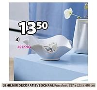 Promoties Hilmir decoratieve schaal - Huismerk - Jysk - Geldig van 06/05/2024 tot 19/05/2024 bij Jysk