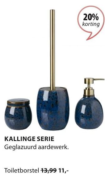 Promotions Kallinge toiletborstel - Produit Maison - Jysk - Valide de 06/05/2024 à 19/05/2024 chez Jysk