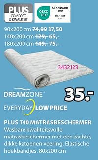 Plus t40 matrasbeschermer-DreamZone