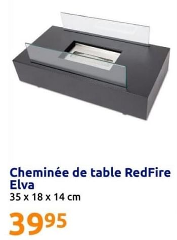 Promotions Cheminée de table redfire elva - Redfire - Valide de 08/05/2024 à 14/05/2024 chez Action