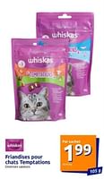 Promotions Friandises pour chats temptations - Whiskas - Valide de 08/05/2024 à 14/05/2024 chez Action