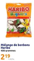 Promotions Melange de bonbons haribo - Haribo - Valide de 08/05/2024 à 14/05/2024 chez Action