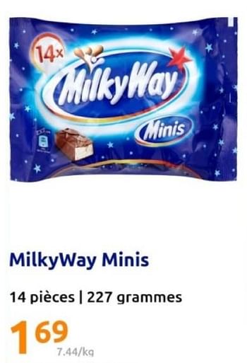Promotions Milkyway minis - Milky Way - Valide de 08/05/2024 à 14/05/2024 chez Action