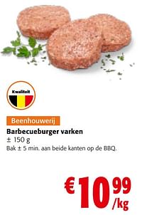 Barbecueburger varken-Huismerk - Colruyt