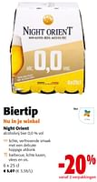 Promoties Night orient alcoholvrij bier - Night orient - Geldig van 08/05/2024 tot 21/05/2024 bij Colruyt