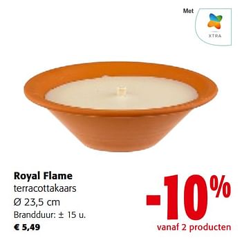 Promoties Royal flame terracottakaars - Royal Flame - Geldig van 08/05/2024 tot 21/05/2024 bij Colruyt