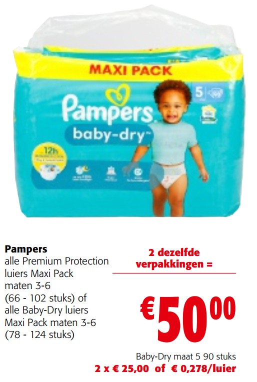 Pampers baby-dry maat 5