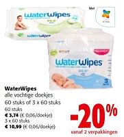 Promoties Waterwipes alle vochtige doekjes - WaterWipes - Geldig van 08/05/2024 tot 21/05/2024 bij Colruyt