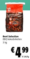 Promoties Boni selection bbq kokosbriketten - Boni - Geldig van 08/05/2024 tot 21/05/2024 bij Colruyt