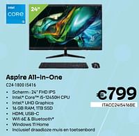 Acer Aspire All-In-One C24-1800 I5416-Acer