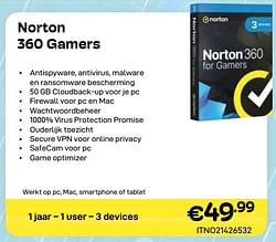 Norton 360 gamers