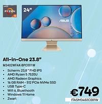 Asus All-in-One 23.8`` M3402WFAK-BPC001W-Asus