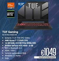 Asus TUF Gaming FA707NU-HX023W-Asus