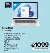Hp Envy X360 16-AC0034NB-HP
