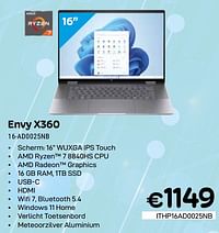 Hp Envy X360 16-AD0025NB-HP